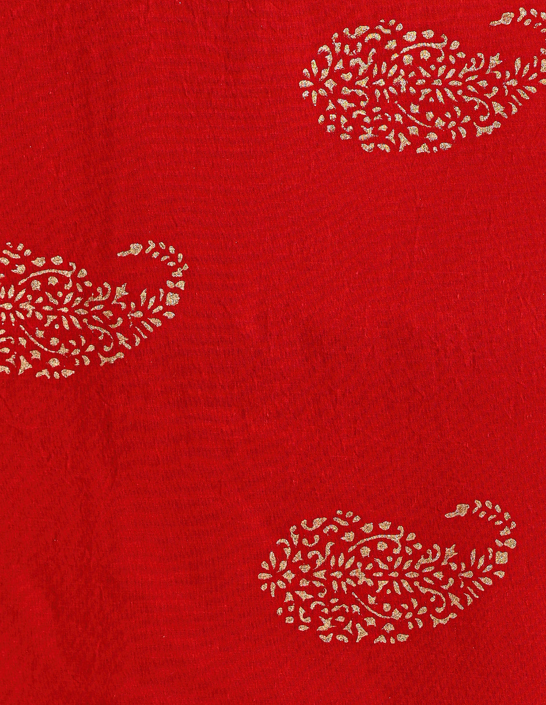 Exclusie Red With Golden Sanganeri Print Suit With Kota Doria Dupatta CFCOTKO15