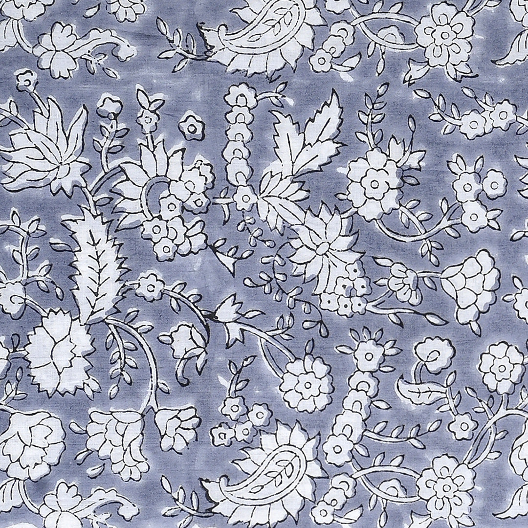 Exclusive Hand Block Print Cotton Suit With Kota Dupatta CFCOTKO35
