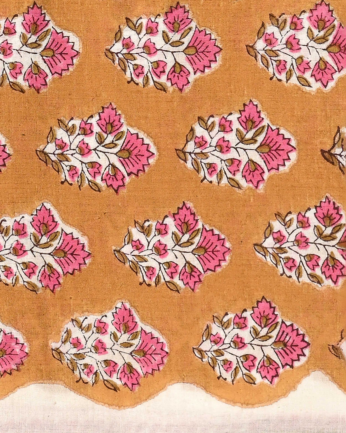 Adorable Sanganeri Printed Cotton Suit With Lilen Dupatta CFLID09
