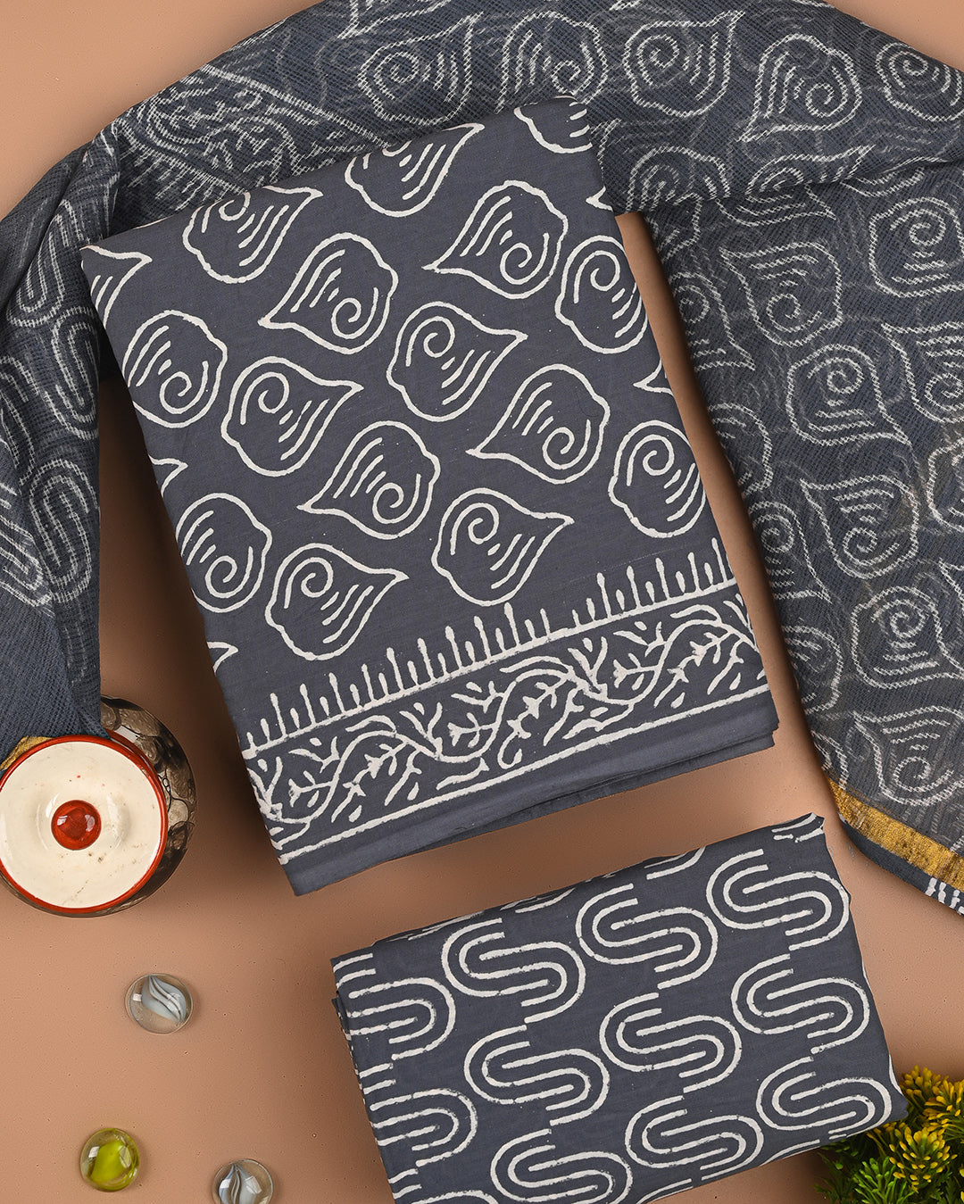 New Discharge Print Cotton Sets With Kota Dupatta CFCOTKO56
