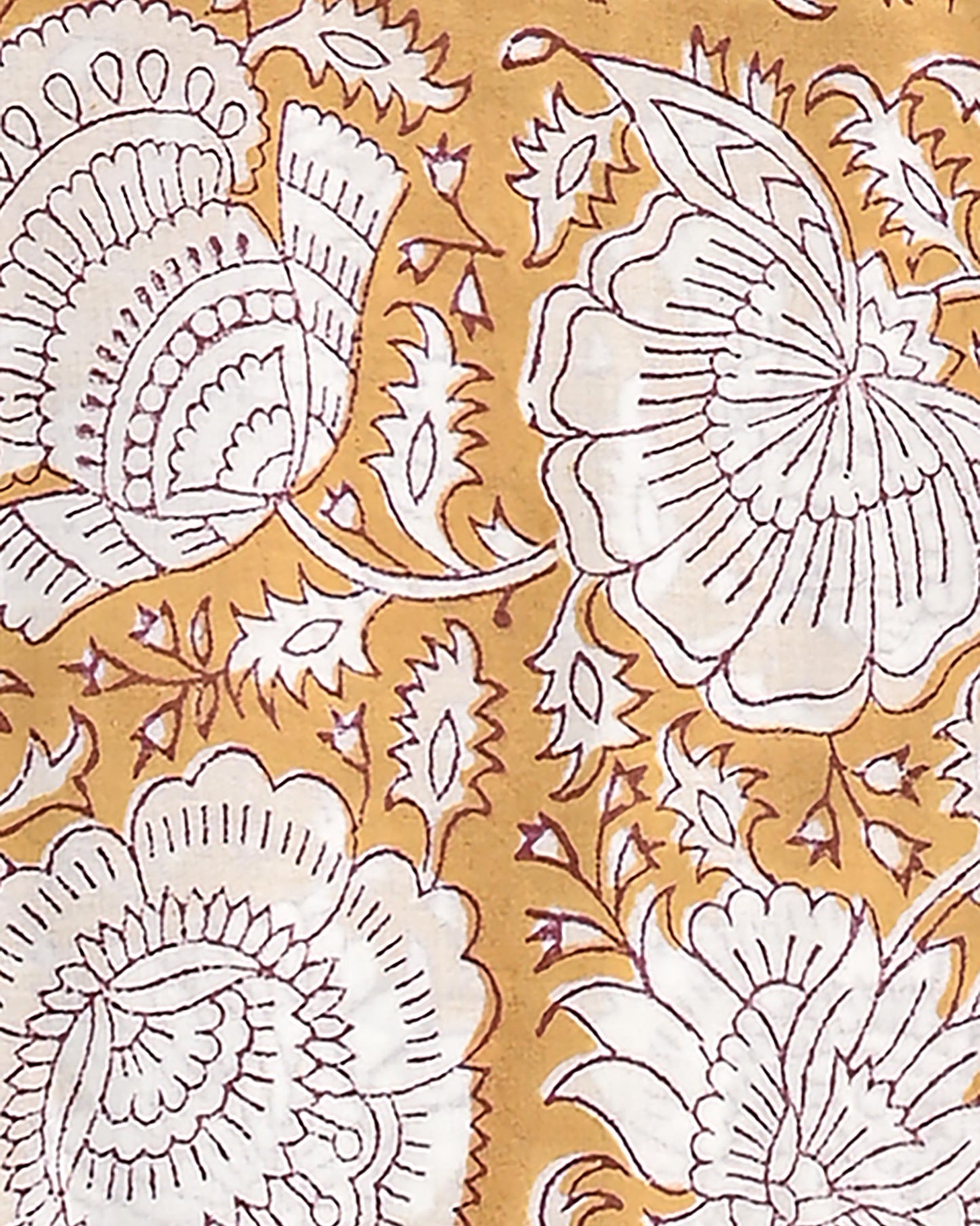 Exclusive Yellow and White Hand Block Print Cotton Suit With Kota Dupatta CFCOTKO57