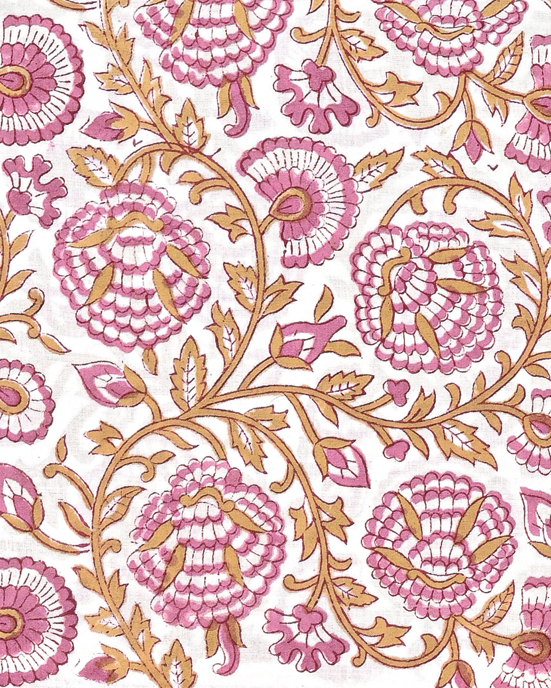 Exclusive Pink Sanganeri Printed Cotton Suit With Organza Dupatta CFCOD13