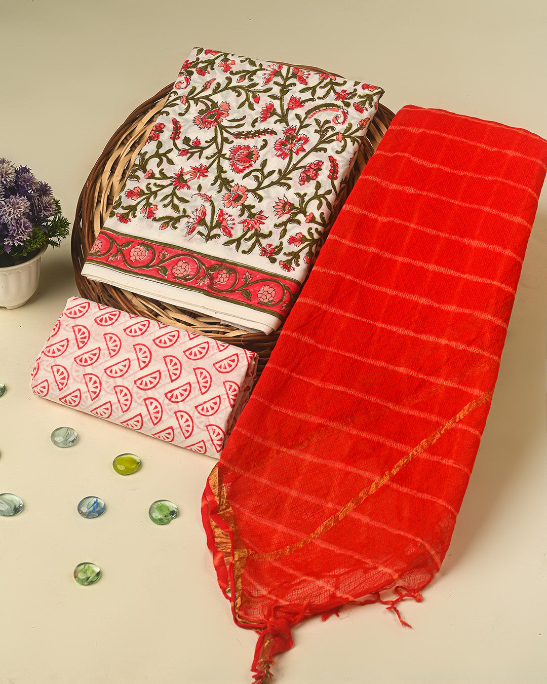 Exclusive Hand Block Print Cotton Suit With Kota Dupatta Cfcotko37 Chavi Fashion Exclusive Hand Block Print Cotton Suit With Kota Dupatta Cfcotko37 Chavi Fashion