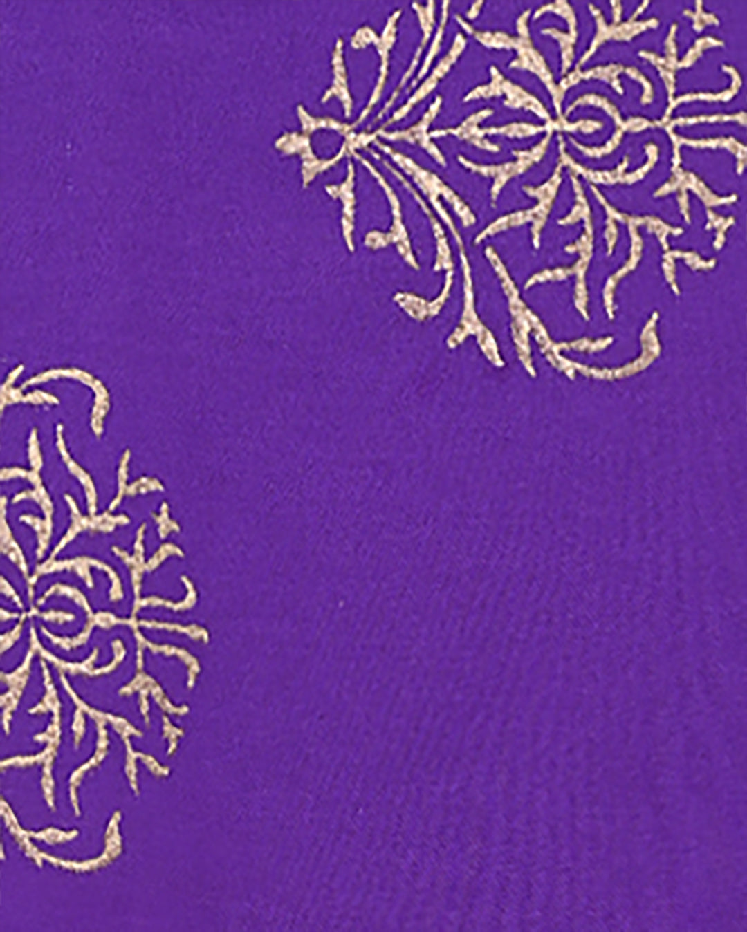 Exclusive Gold floral Hand block printed Cotton Suit With Cotton Dupatta (BSCOTMU57)