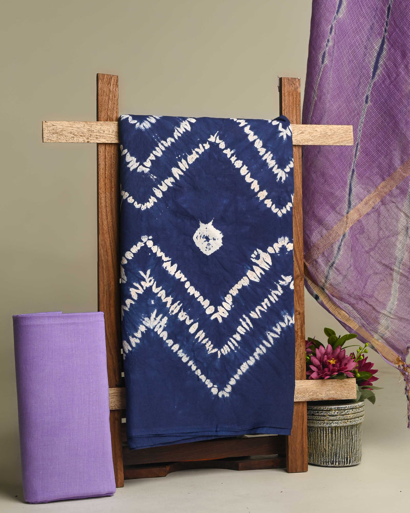 Traditional Hand Block Print Cotton Sets With Kota Dupatta CFCOTKO18