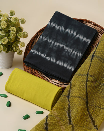 Exclusive Hand Block Print Cotton Suit With Kota Dupatta (BSCOTKO23)