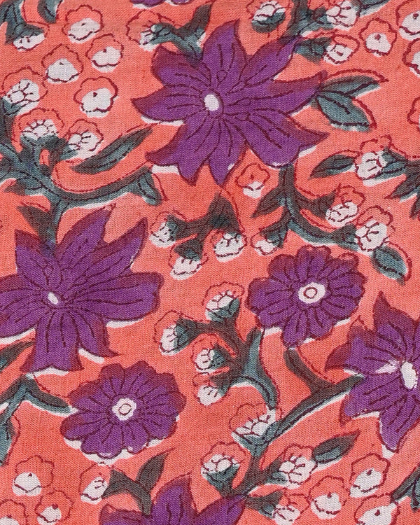 Sanganeri Hand Block Print Cotton Suit Sets With Cotton Dupatta CFCOTMU63