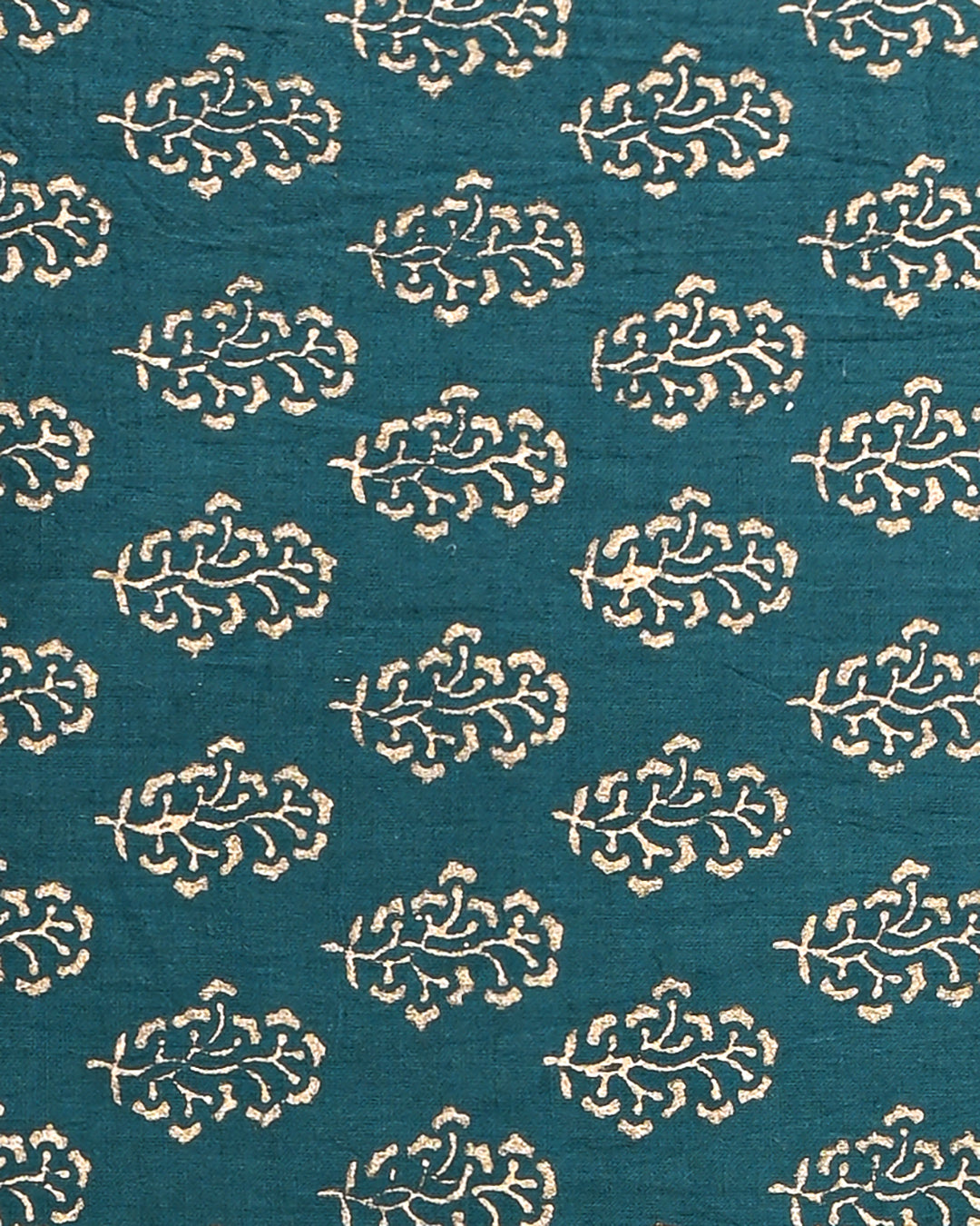 Premium Hand Block Printed Cotton Suit With Linen Dupatta BSLID34