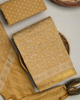 Premium Hand Print Maheshwari Silk Suit Set CFMAHMA36