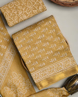 Premium Sanganeri Print Maheshwari Silk Suit Set CFMAHMA03
