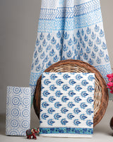 Sanganeri Hand Block Print Cotton Suit Sets With Cotton Dupatta CFCOTMU49